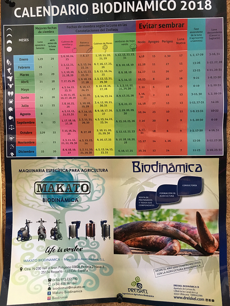 ビオディナミカレンダー
