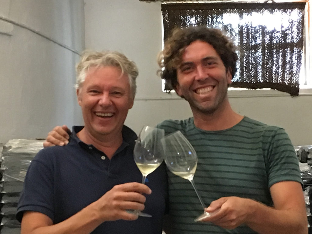 アレハンドロ・ムチャーダ(右)とダヴィッド・レクラパール(左)